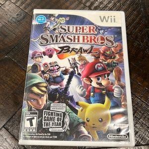 Wii Super Smash Bros Brawl Nintendo CD Game